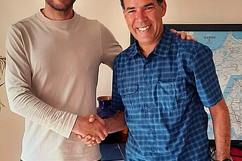 Jörg Hehlen und Lahoucine Taha